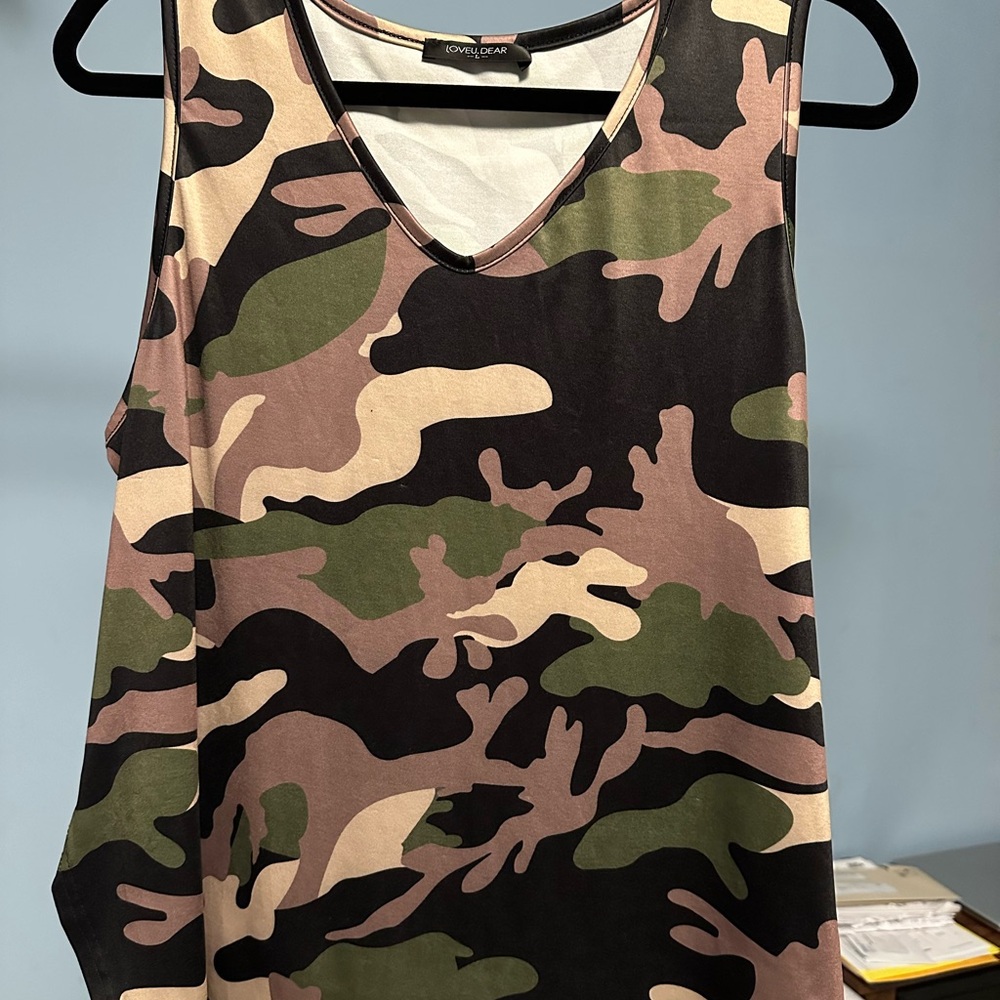Women's Camouflage Tank Top